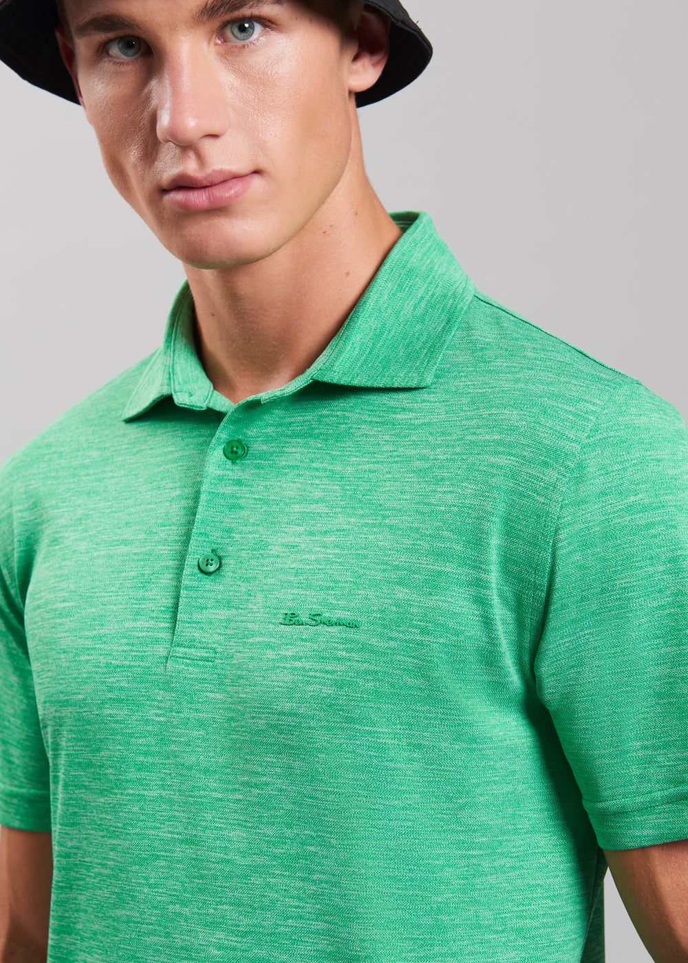 Polos Ben Sherman Short Sleeve Vert | FEZ-83328573